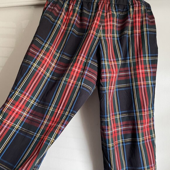 J. Crew “Vintage Stewart Tartan” Plaid Print Pajama Pants Size L - Picture 4 of 11